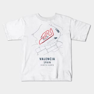 valencia international circuit Kids T-Shirt